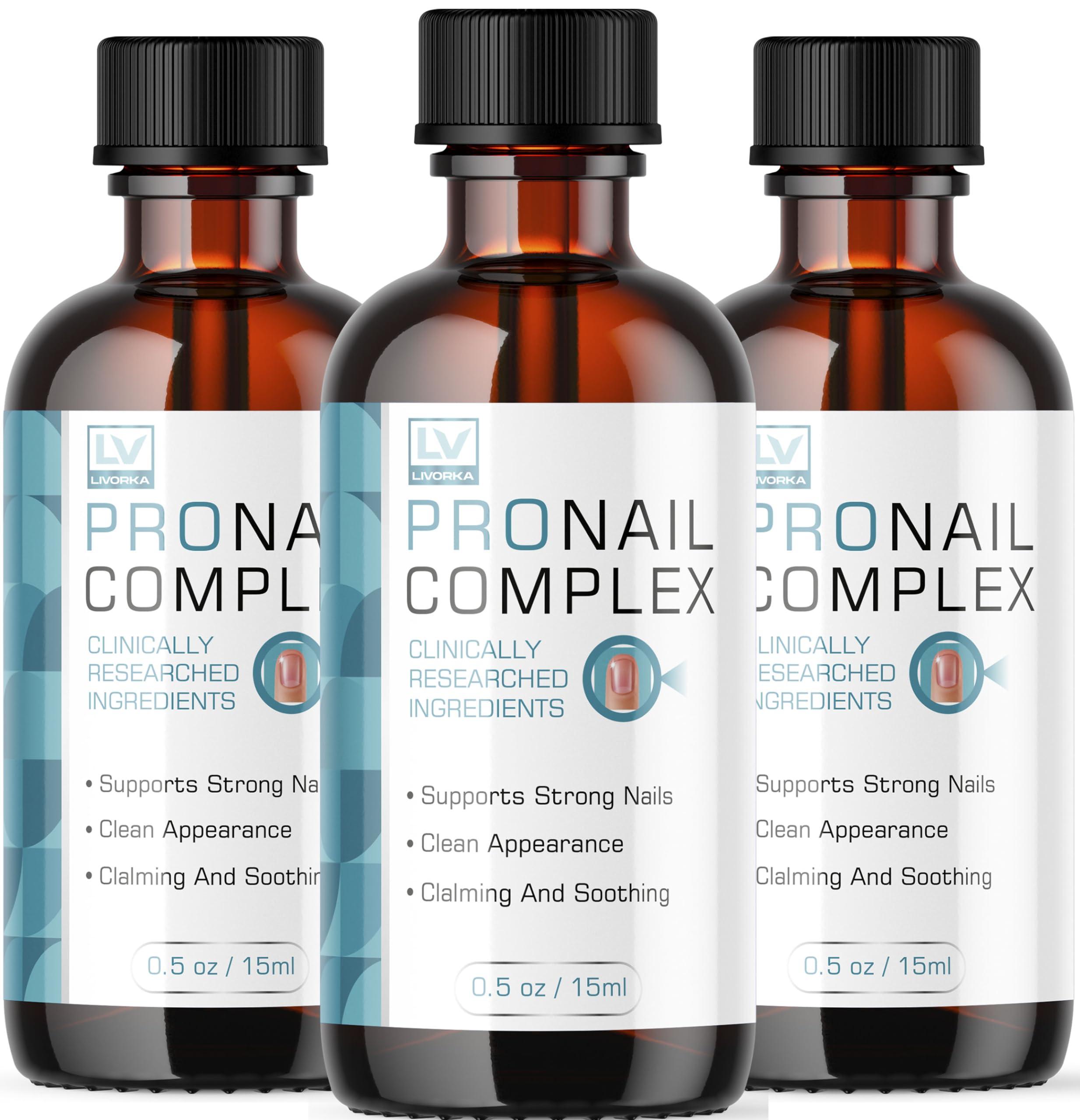 LIVORKA 3 Pack - ProNail Complex, Pronail, Pronail Complex Oil, ProNailComplex, Pro Nail, Pro Nail Complete, ProNailComplex 24, Pro Nail Complex for 3 Bottles for 90 Days