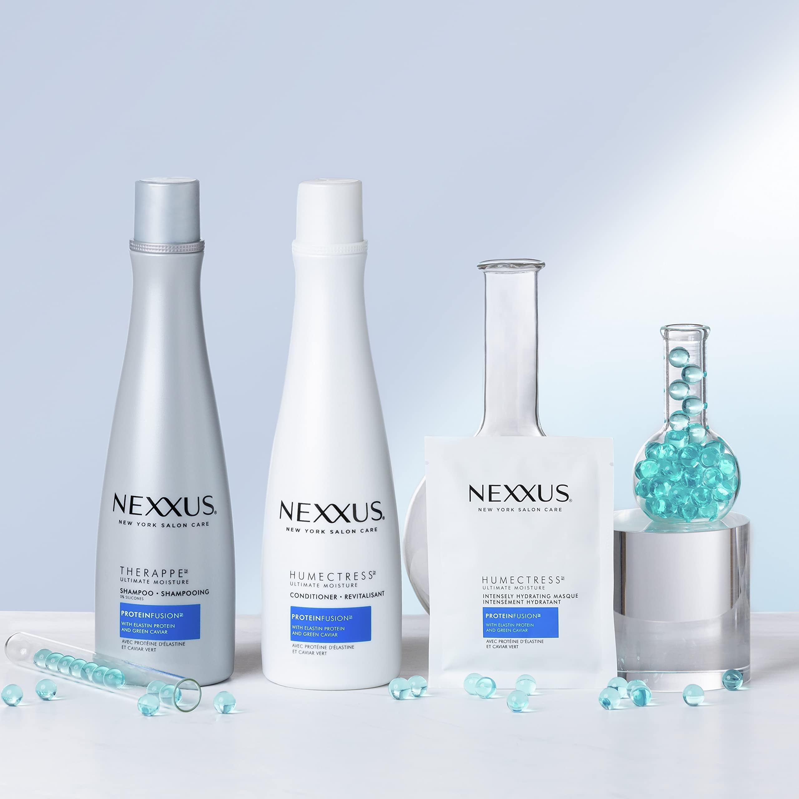 Nexxus Nexxus Therappe Humectress Protein Fusion Shampoo, Conditioner, Hair Mask & Scrunchies for Dry Hair Beauty Gift Set