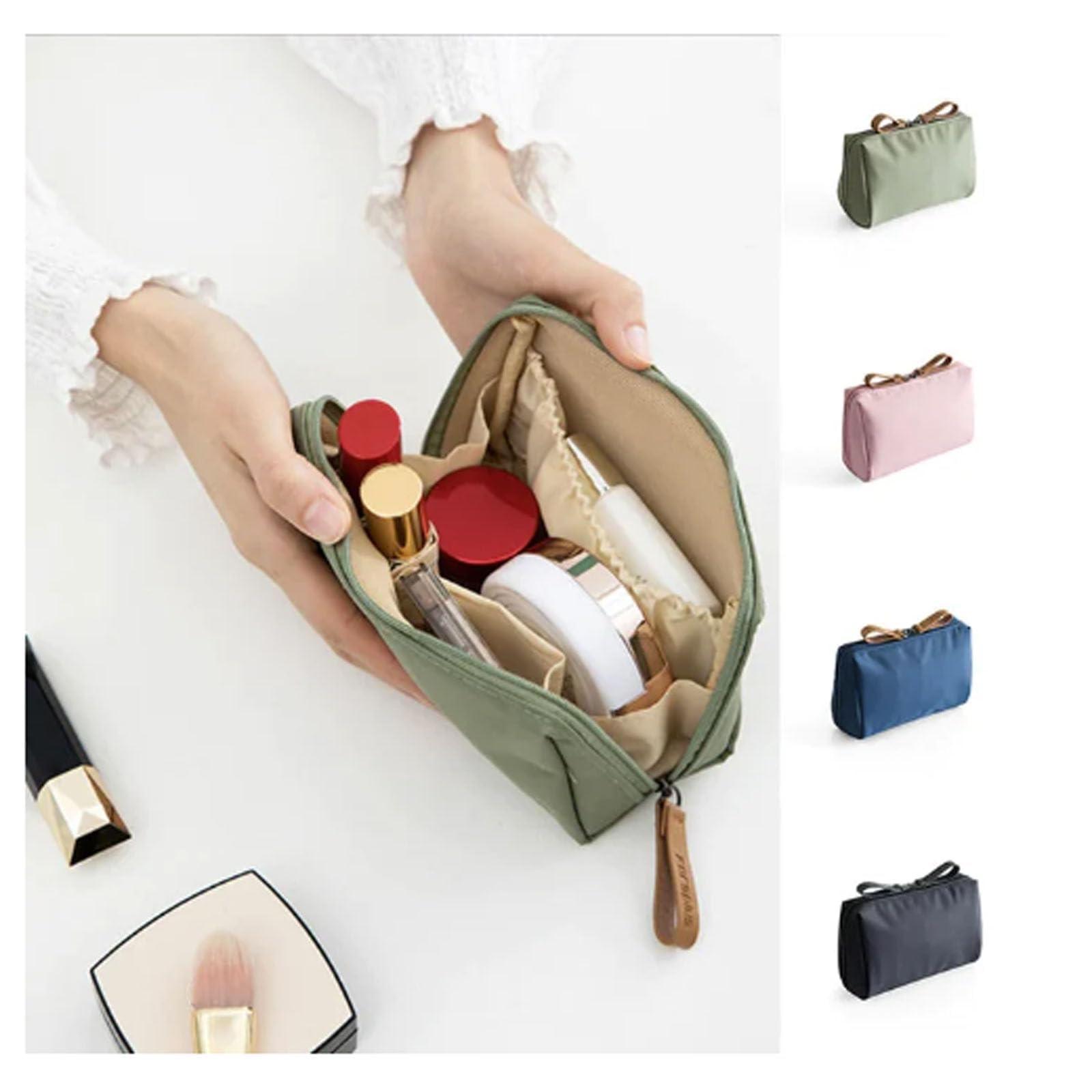 RRULNVGYQ RRULNVGYQ Set Patient Makeup Bag, Multi Compartment Toiletry Cosmetic Bag,Beauty Toiletry Bag with Dividers,Large Cosmetic Toiletry Bags for Traveling Women,Cotton Makeup Bag /826