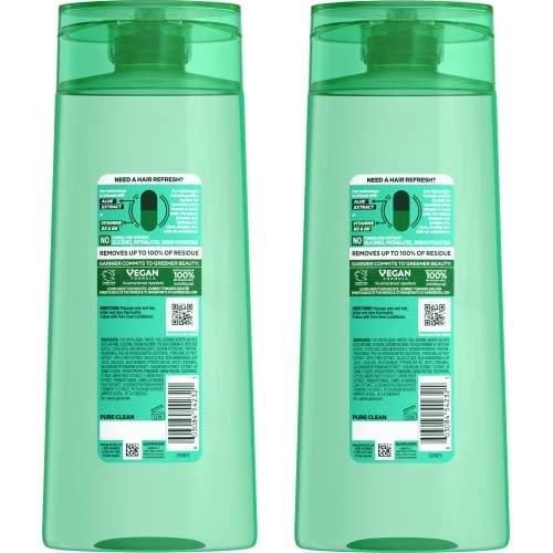 Garnier Garnier Fructis Pure Clean Purifying Shampoo, Silicone-Free, 22 Fl Oz, 2 Count (Packaging May Vary)
