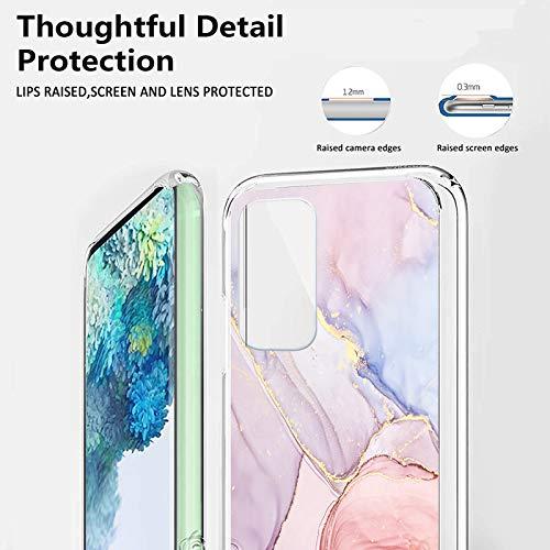 ZDO for Samsung Galaxy S20 FE 5G Case 6.5” Galaxy S20 FE Case wallet Marble Clear Pattern Transparent Transparent Soft Silicone Cover Ultra-Thin Protective TPU Cover for Samsung S20 FE Case-13