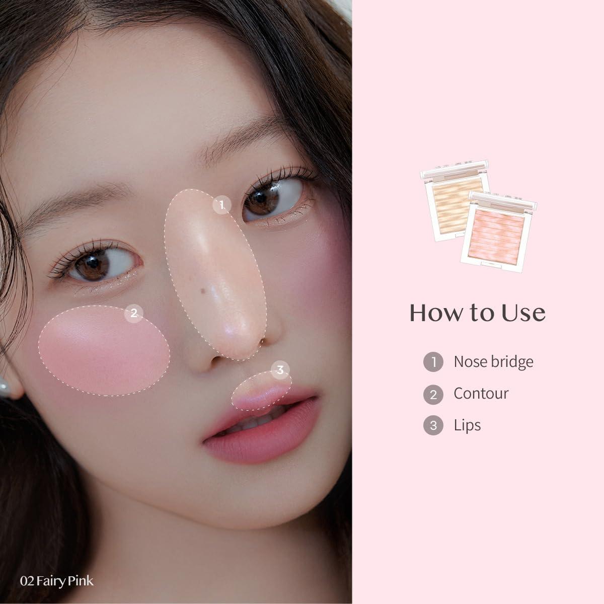 CLIO PROFESSIONAL CLIO PRISM HIGHLIGHTER 02 FAIRY PINK