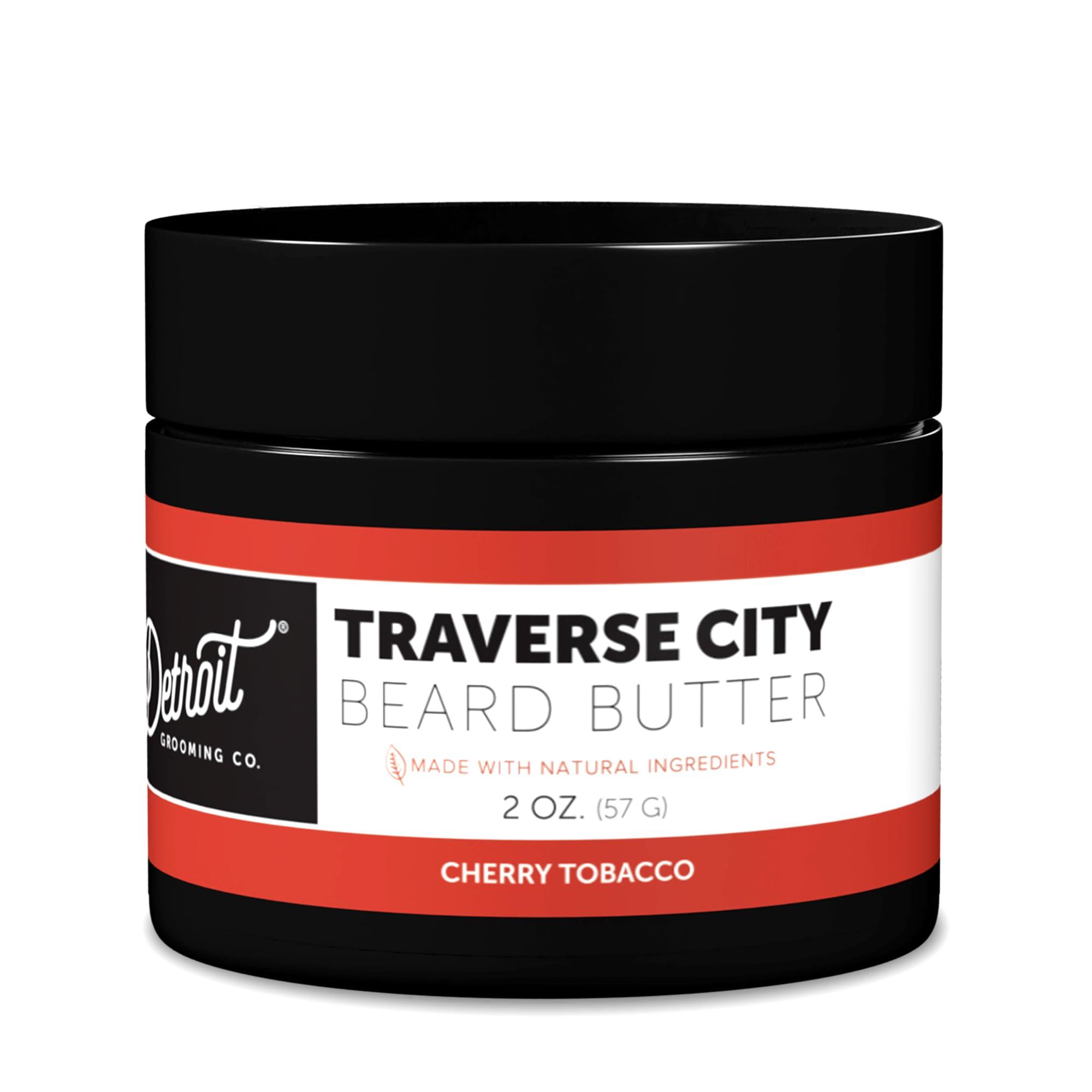 Detroit Grooming Co. Detroit Grooming Co. Beard Butter for Men | Softens, Thickens & Hydrates with Safflower Oil & Shea Butter | Traverse City Scent, 2oz