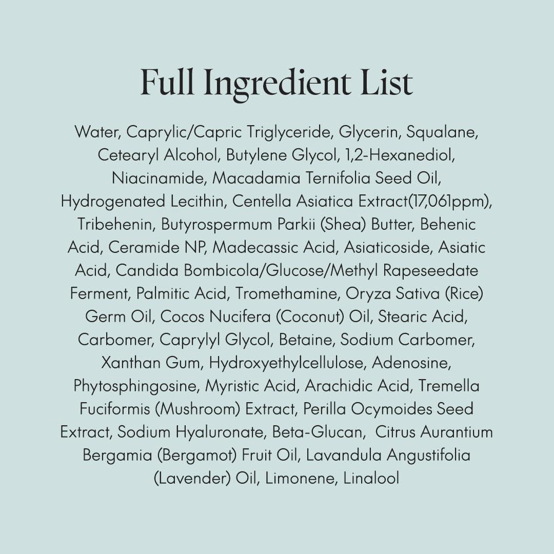 PURITO PURITO Centella Cream, Korean Centella, for All Skin Types, Soothing, Facial Cream for face, K-Beauty, Korean Skin Care, 50ml 1.7 fl.oz