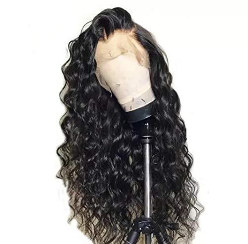 Generic 360 Lace Wigs Pre-plucked with baby hair (14" Deep Curl 180% Density)