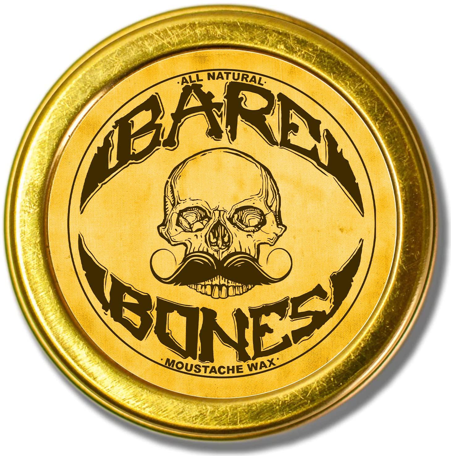 THE VINTAGE GROOMING CO. THE VINTAGE GROOMING CO. Bare Bones Medium Hold Mustache Wax and Death Grip Mustache Keychain Comb Set