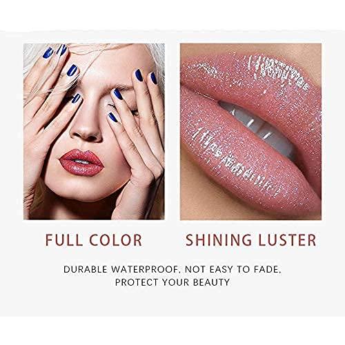 Edanta Edanta Glitter Liquid Lipstick Shimmer Lip Gloss Moisturizing Lipsticks Velvet Lipglaze Cosmetic for Women and Girls Pack of 1 (Pink 05)
