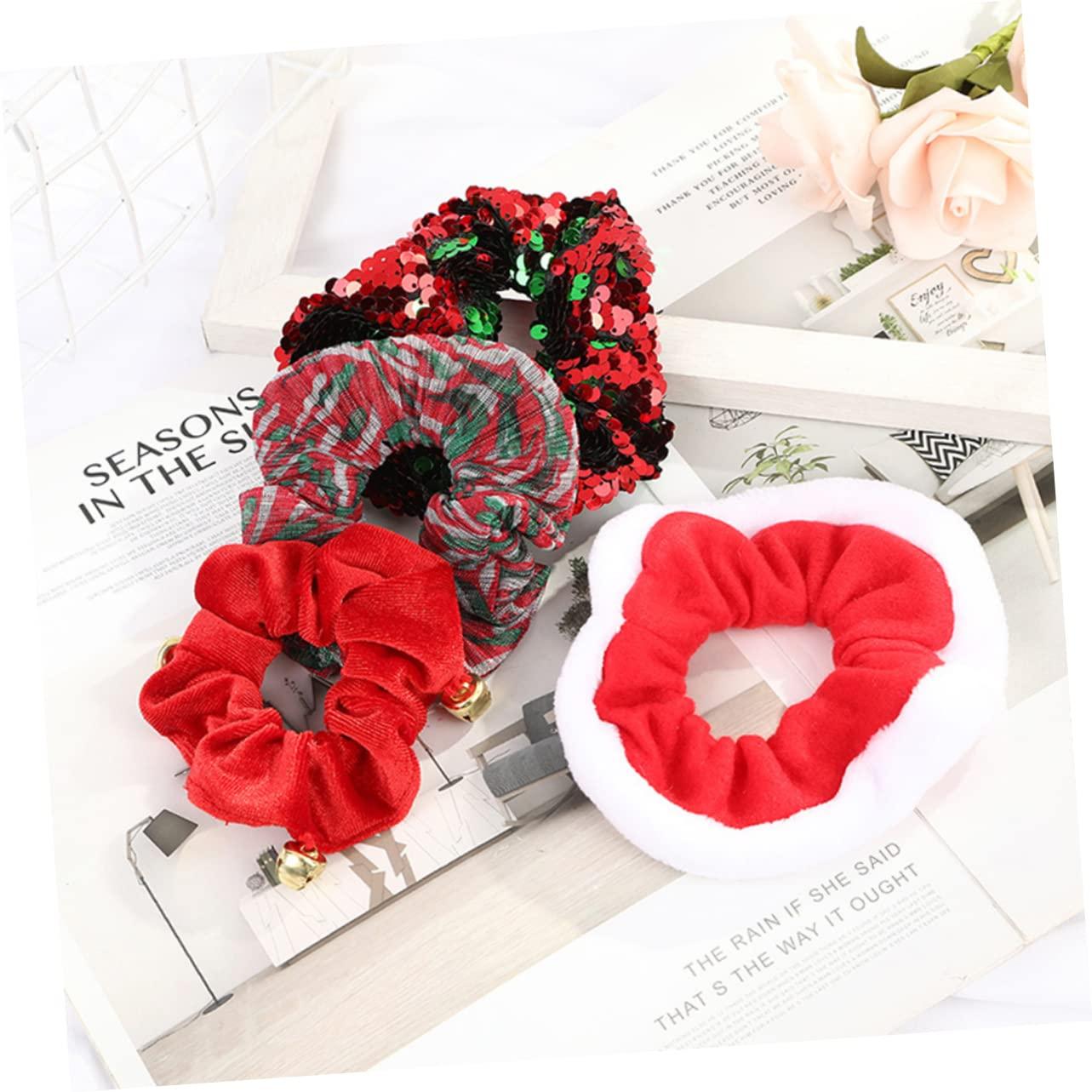 Mikinona Mikinona 5 Pcs Cloth Headress for Girl Headband Hair Clips for Women Fillers Skincare Wristbands Rave Bandanas for Women Clear for Hair Silk Scrunchies for Hair Large Scrunchies for Women