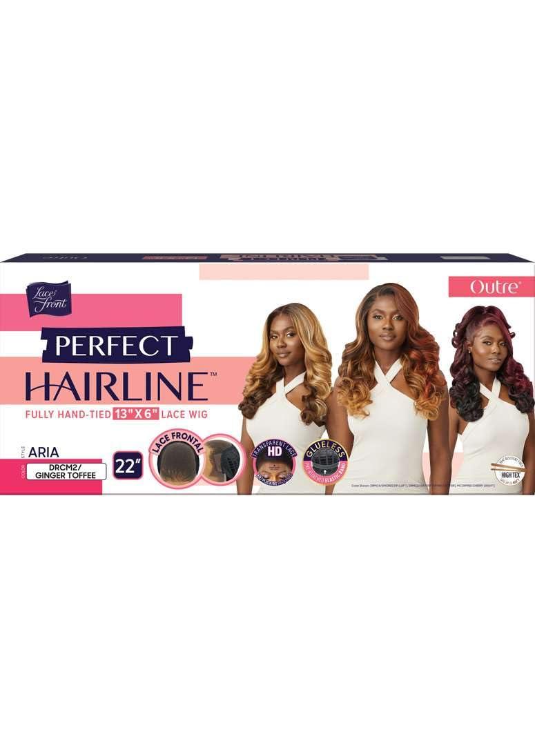 Outre Outre Lace Front Wig - Perfect Hair Line 13X6 - Aria (JET BLACK 1)