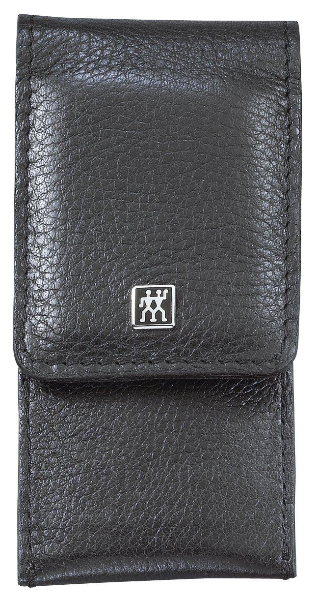 ZWILLING Zwilling J. A. Henckels Twinox Nappa Leather 3 Piece Manicure Pocket Case, Black