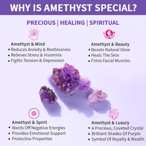 Nykaa Naturals Nykaa Naturals Amethyst Face Roller - Diminishes Fine Lines and Wrinkles - Natural Crystals for Skin Calming - Tones and Sculpts Skin - 1 pc