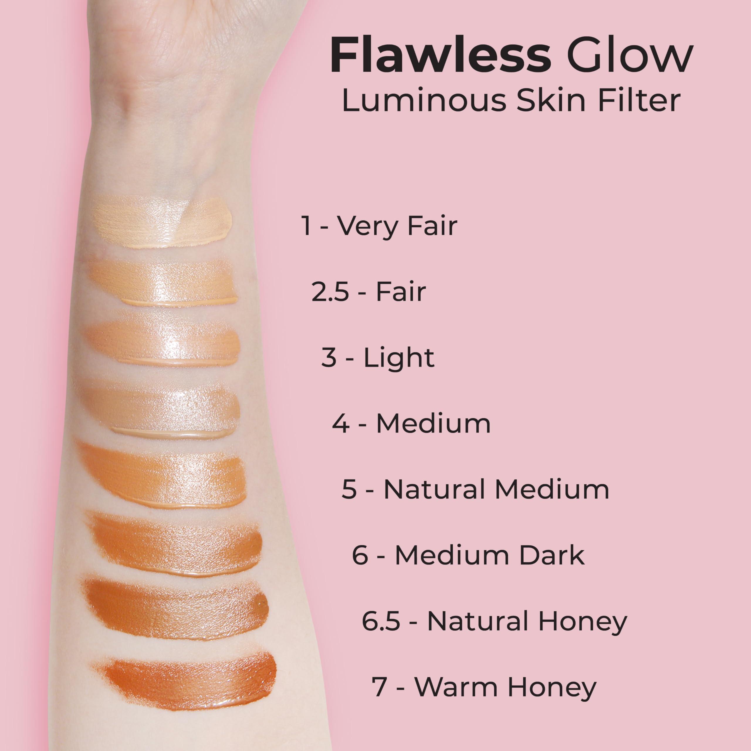 MCoBeauty MCoBeauty Flawless Glow Luminous Skin Filter, 6 Medium Dark, Healthy Glow with Natural Radiance, Vegan, Cruelty Free Cosmetics