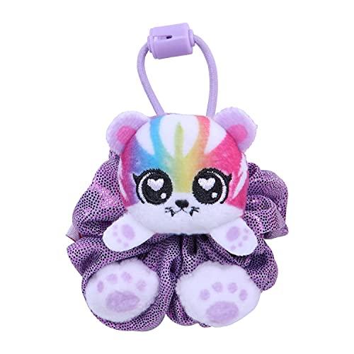 Scrunchmiez ScrunchMiez Single Surprise Pack, Magically transforms from Hair Scrunchie to Cute Plush Friend as Well as Backpack Clip. So Many Characters to Collect & wear.,(ID96524)