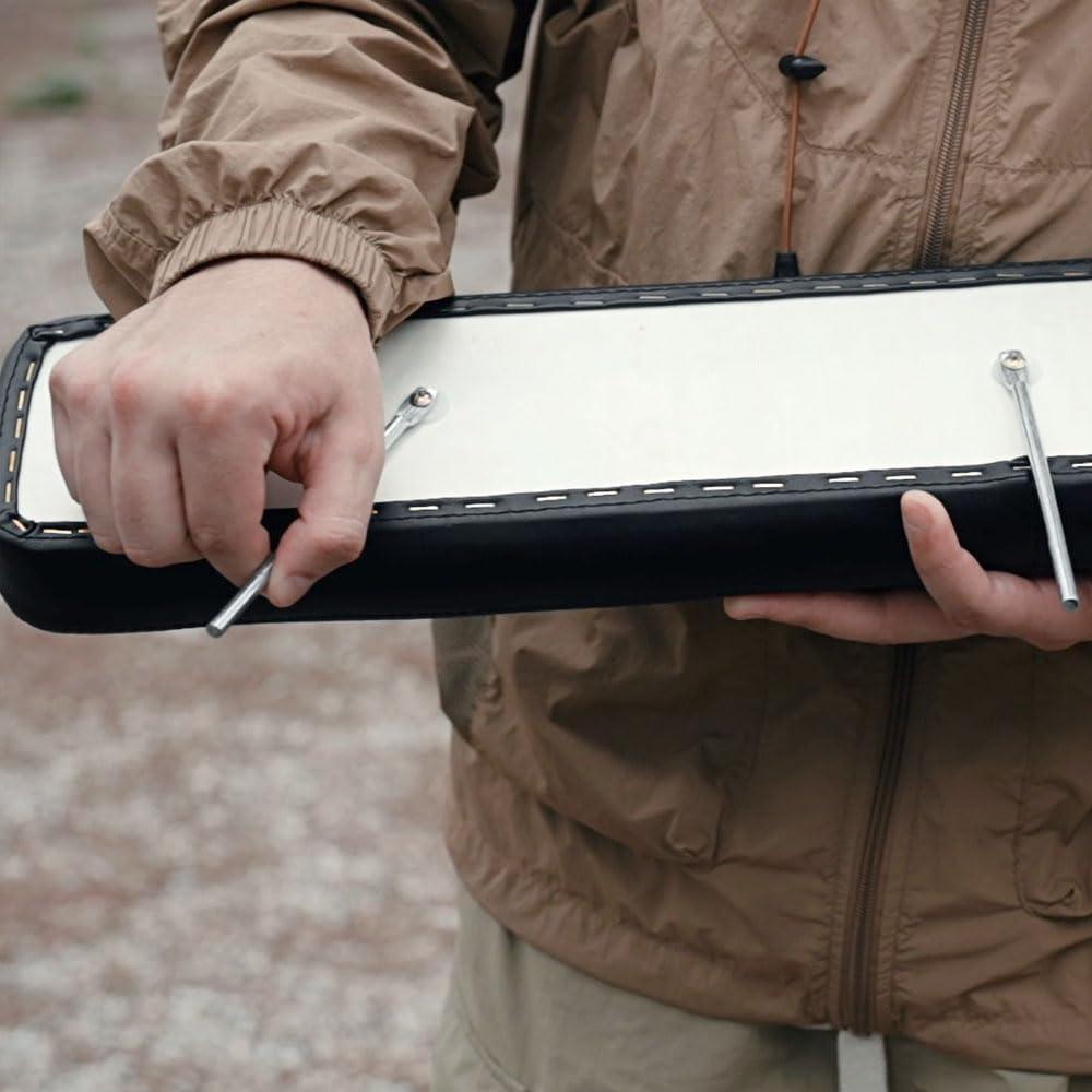 DR.LOMILOMI DR.LOMILOMI Massage Table Foldable Side Arm Extenders with Carry Case for Halia 302 Mobile Massage Table, Adds 10.5 to Table Width (A Set of 2) (English Violet)