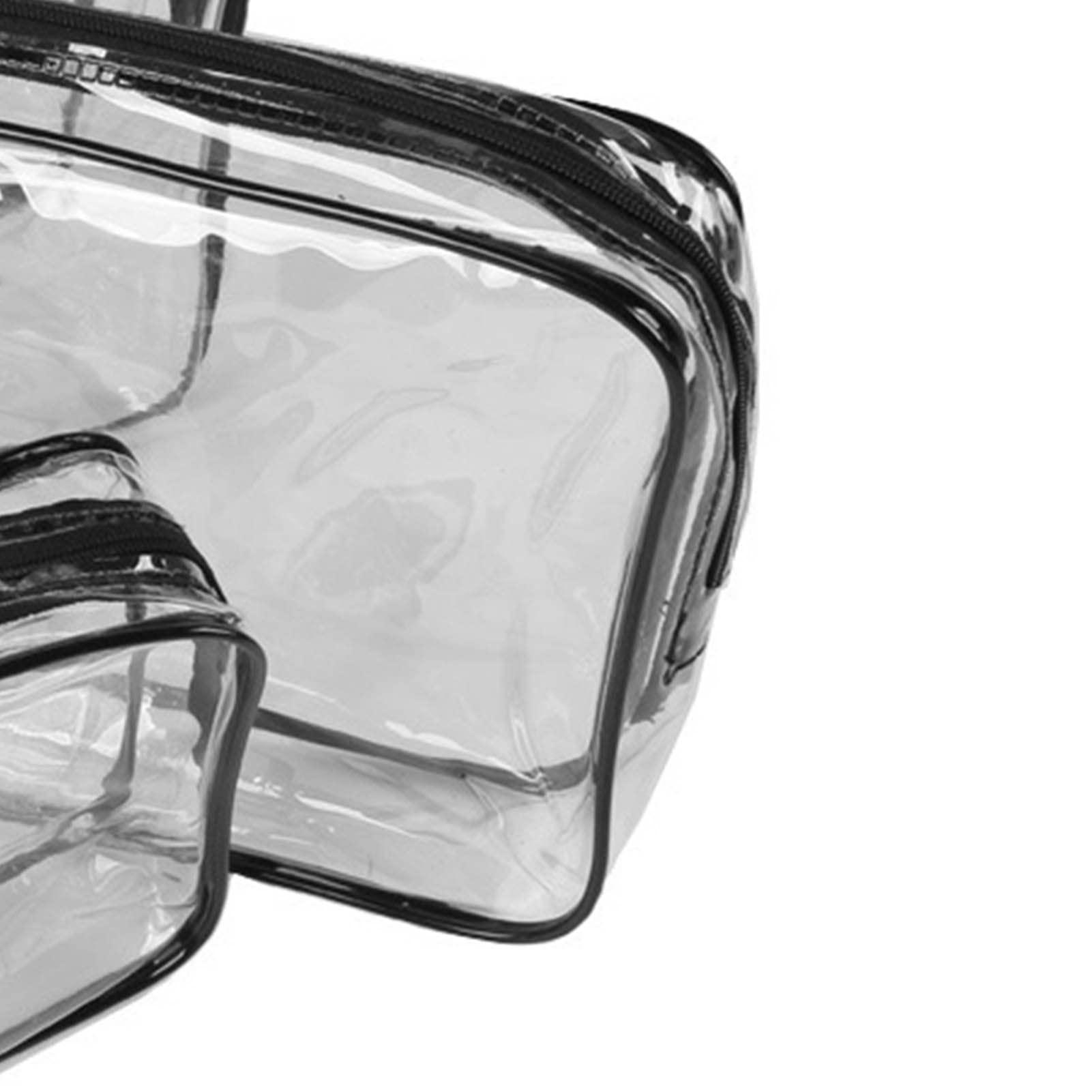 LYBLY Clear Cosmetic Bag, Clear Cosmetics Bag Toiletry Bag PVC Transparent Waterproof Large Capacity Portable Makeup Bags Travel Storage Bag for Travel/474