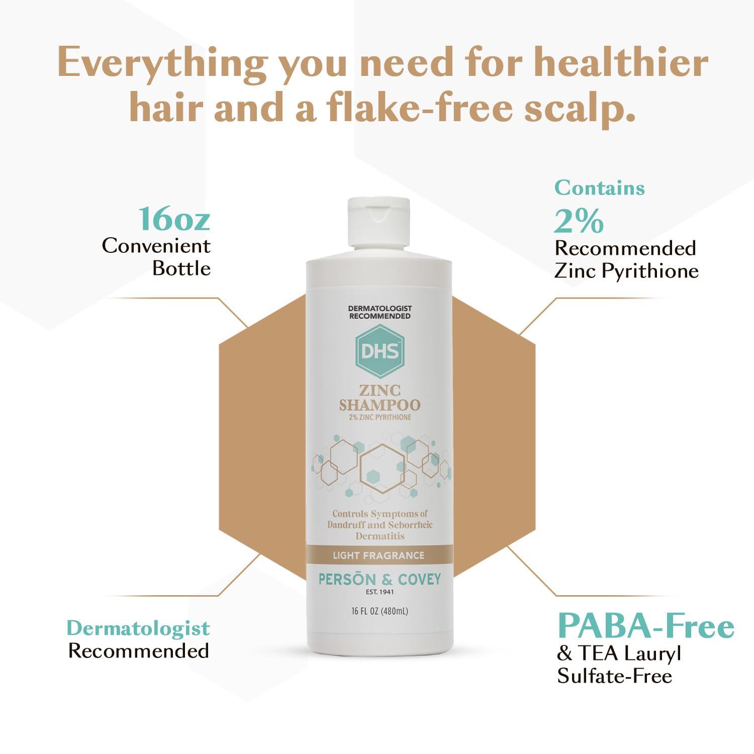 DHS DHS Zinc Shampoo, 16 Oz (Pack of 2)