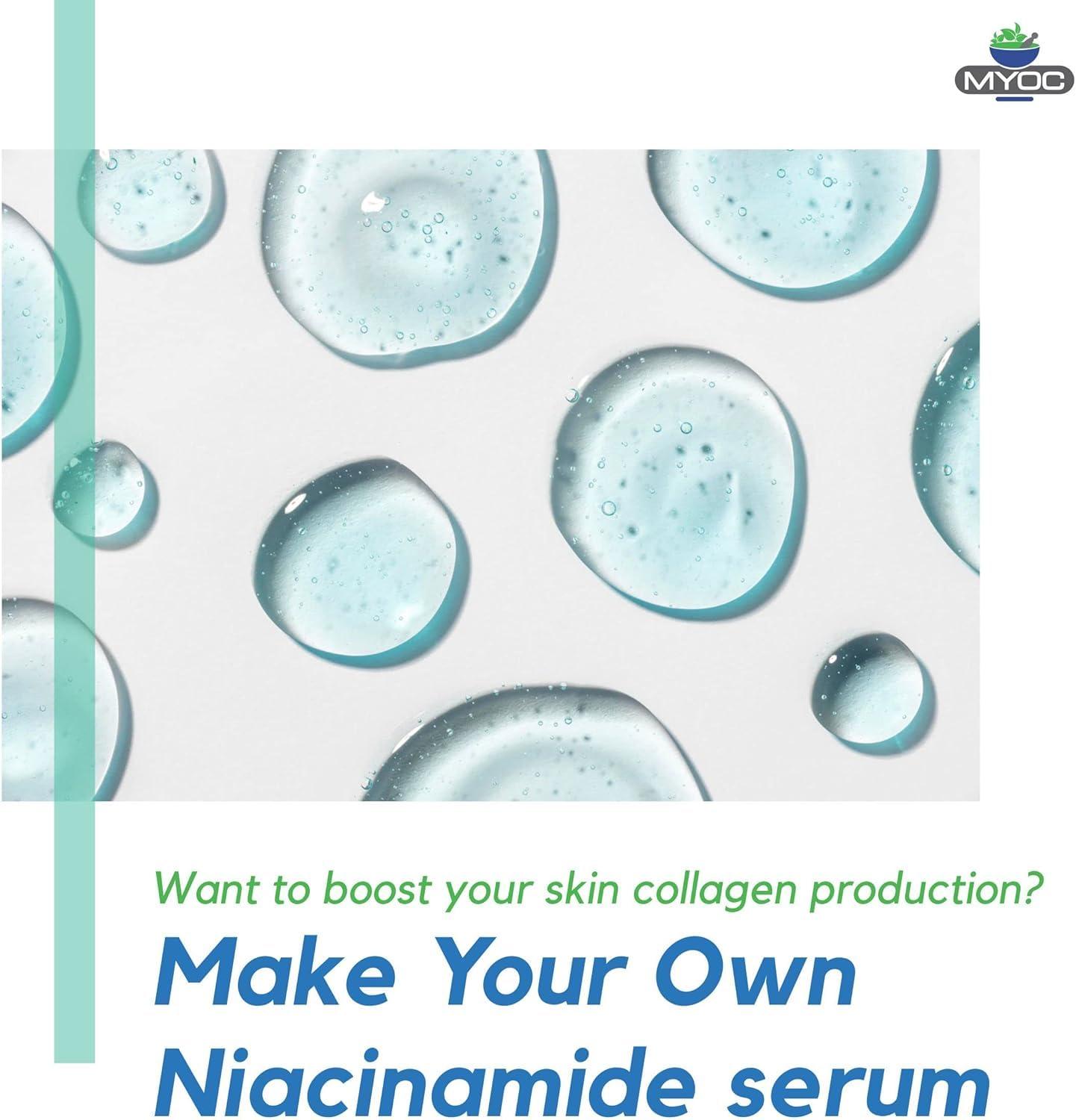 MYOC MYOC Niacinamide -3.9oz Pure Niacinamide Powder, Niacinamide Powder Cosmetic Grade, DIY Niacinamide Powder for Serum & Cream- Pack of 2