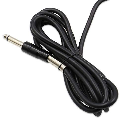 Autdor Autdor Tattoo Foot Pedal - Premium Tattoo Pedal Stainless Steel Tattoo Foot Pedal Switch with 5.9Ft Silicon Soft Wire Power Cord for Tattooing, Tattoo Machine Power Supply, Tattoo Supplies, Tattoo Kit