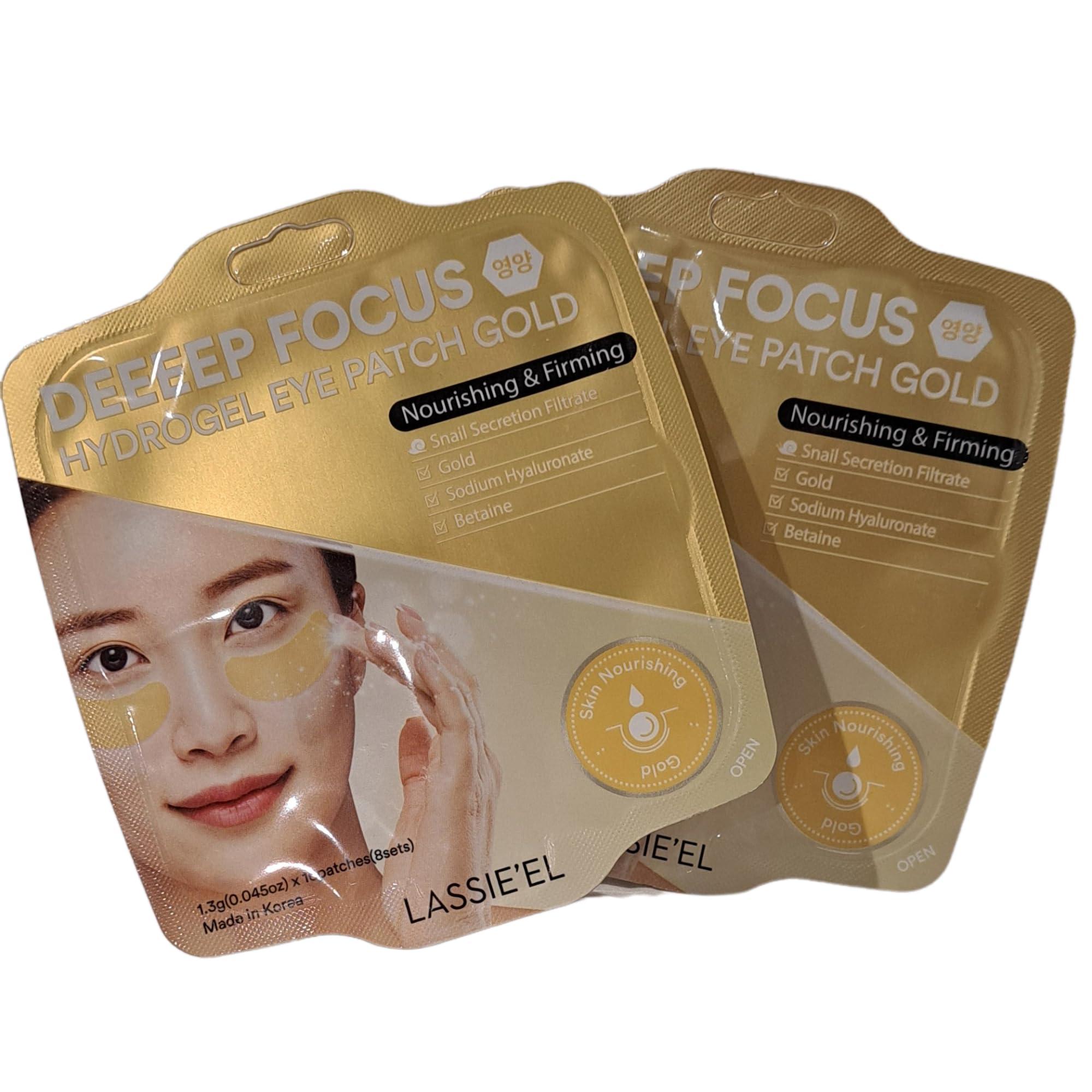 Lassie\'el Lassie\'el DEEEEP FOCUS Hydrogel Eye Patch Gold