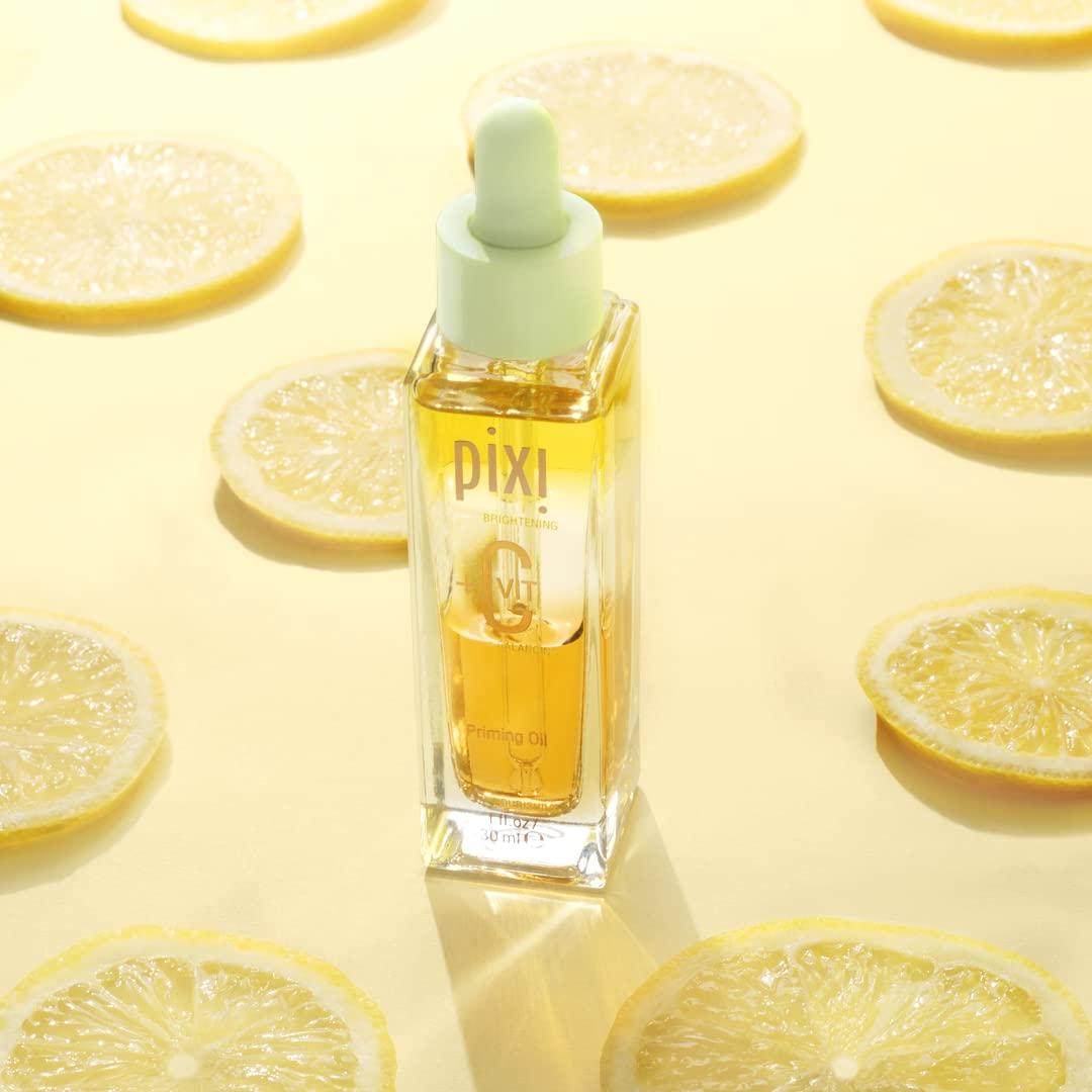 Pixi Pixi Beauty +C Vit Priming Oil | Nourishing Vitamin C Facial Oil Energizes & Balances Skin | Creates A Flawless Makeup Base | 1.00 Fl Oz