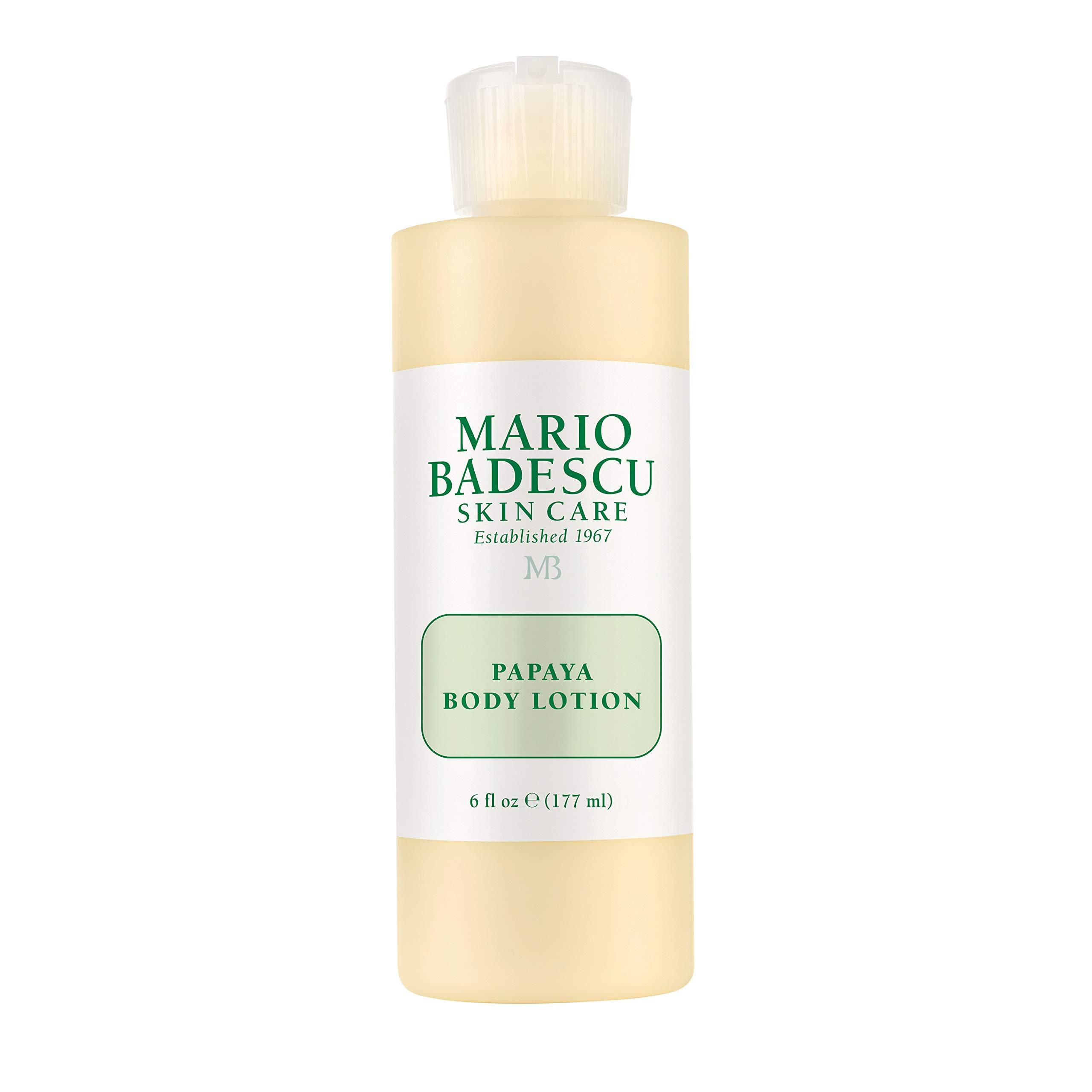 Mario Badescu Mario Badescu Papaya Body Lotion for Women and Men, Rejuvenating and Skin Softening Body Moisturizer with Glycerin - Ideal for All Skin Types, 6 Fl Oz