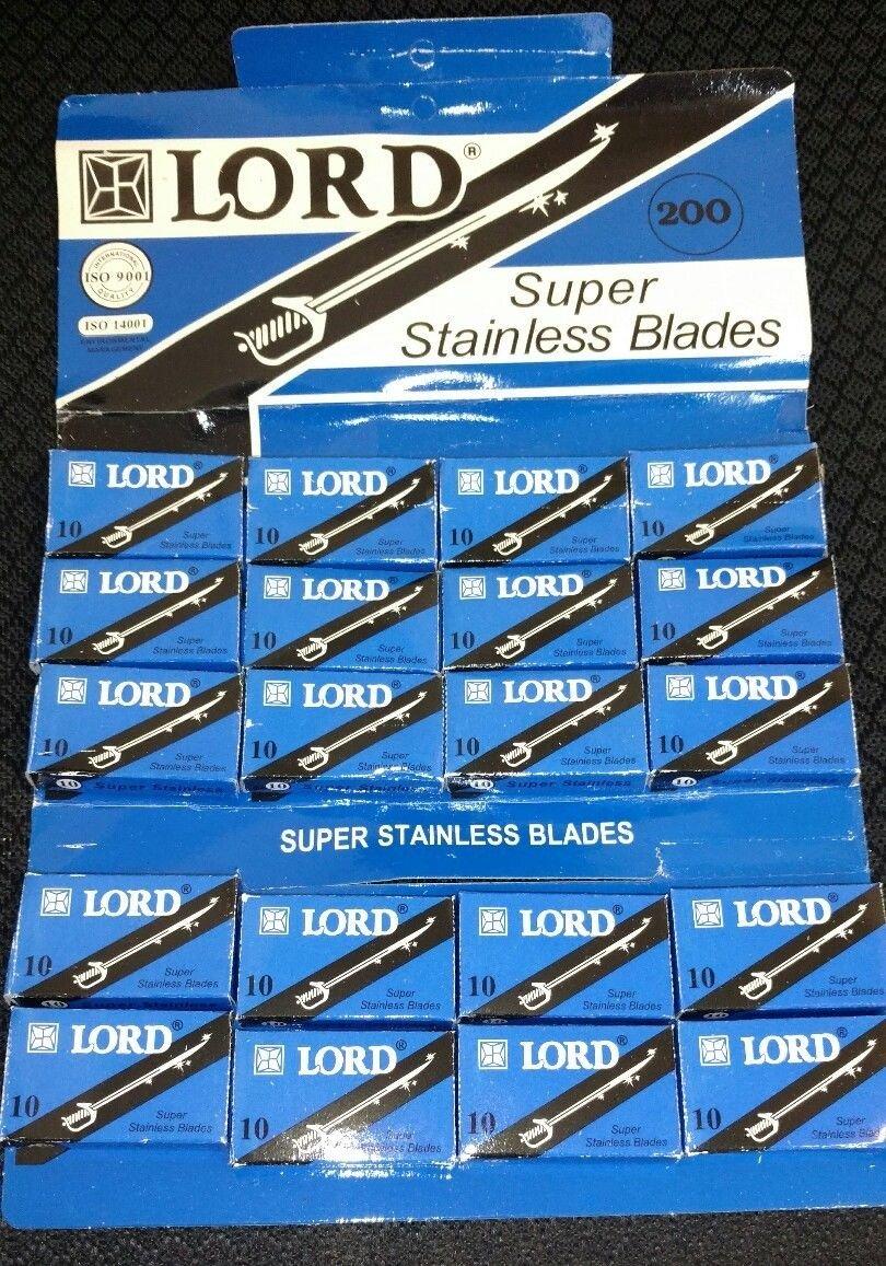 LORD 200 LORD Super Stainless Double Edge Safety Razor Blades