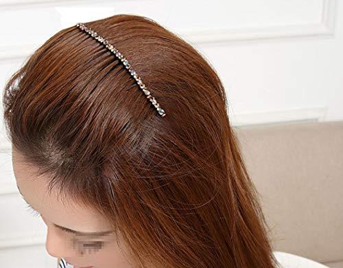 QUUPY 10 PCS 30 Teeth/12cm Long Hair Clip Combs Metal Wire Hair Combs Wire Twist Bridal Wedding Party Comb Barrettes Hair Pins Veil Hair Comb Bulk For Women Girls (Black)