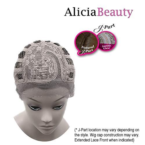 Foxy Lady Foxy Lady (Asia) - Heat Resistant Fiber Lace Part Wig in JET BLACK