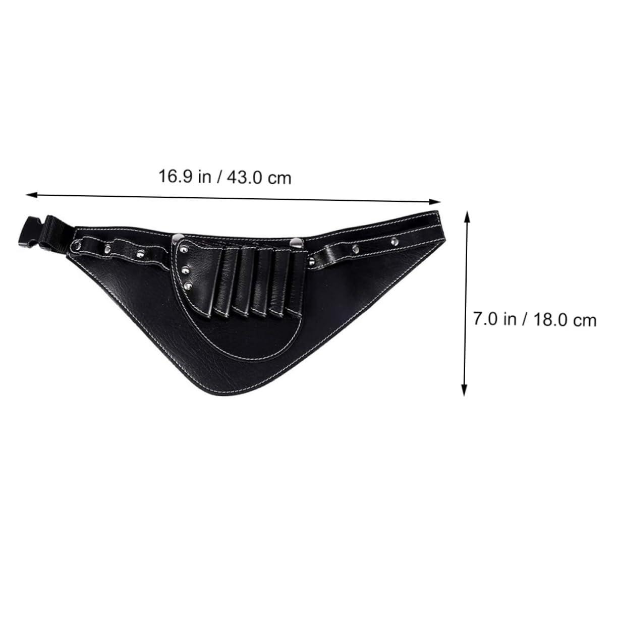 NOLITOY NOLITOY 1pc Hairdressing Kit Hair Shavers for Men Hair Clippers Barber Bag Hairdressing Bag Beard Trimmer Hair Tools Travel Bag Hair Tool Travel Organizer Hair Cutting Kit Black Pu Leather