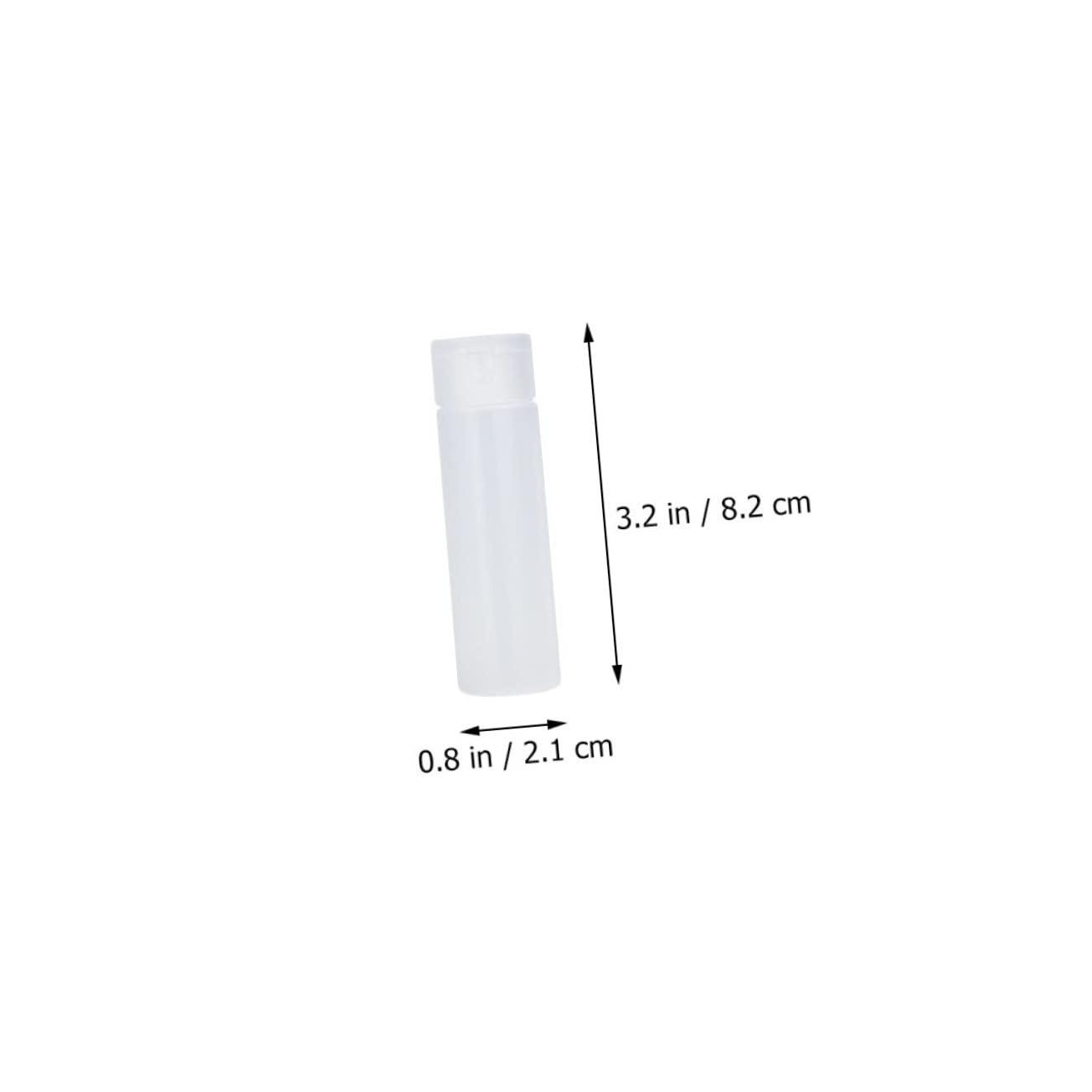 MUSISALY MUSISALY 10 Pack Empty Plastic Bottles Flip Top Shampoo Holder Bottles Sub-Packing Bottles Travel Bottles