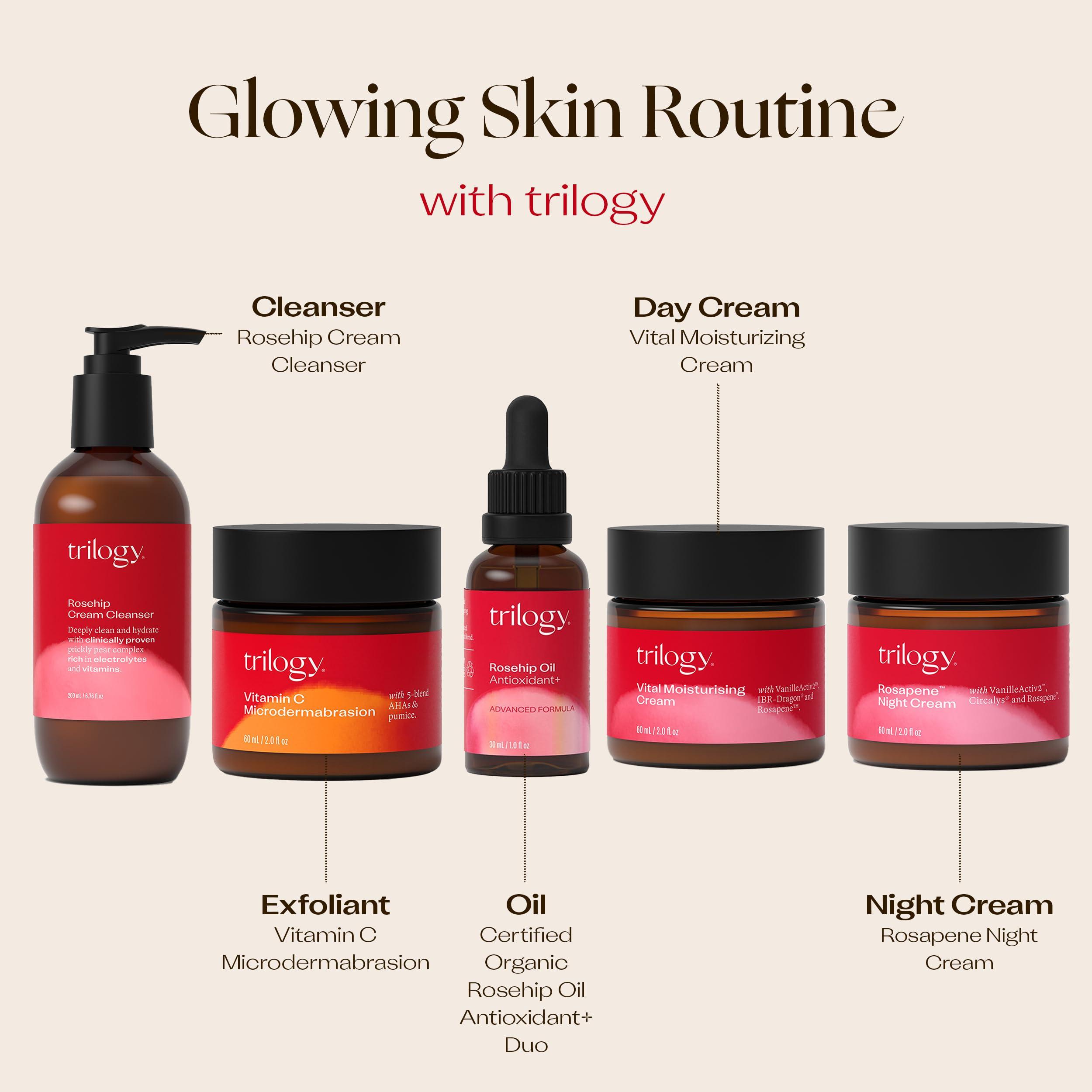Trilogy Trilogy Certified Organic Rosehip Oil Antioxidant+ Duo, With Enriching Antioxidants & Essential Fatty Acids, 1.0 fl oz Each