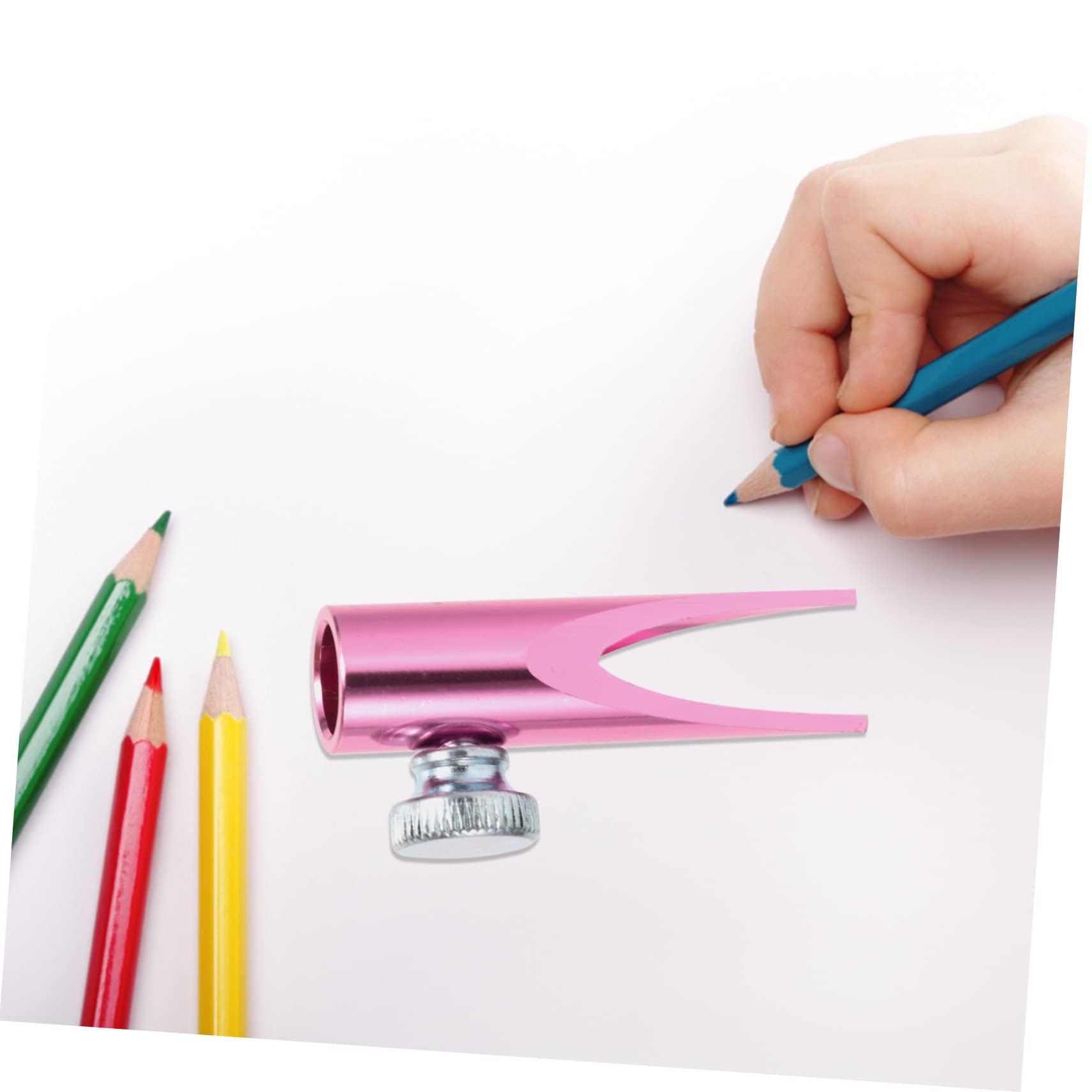 Ipetboom Ipetboom 2pcs Eyebrow Sharpening Tool Brow Pencil Mini Pencils Pencil Sharpener Make up Sharpeners Gel Lip Sharpener Jumbo Eye Pencil Magnesium Pencil Sharpener Hand Aluminum Alloy Pink