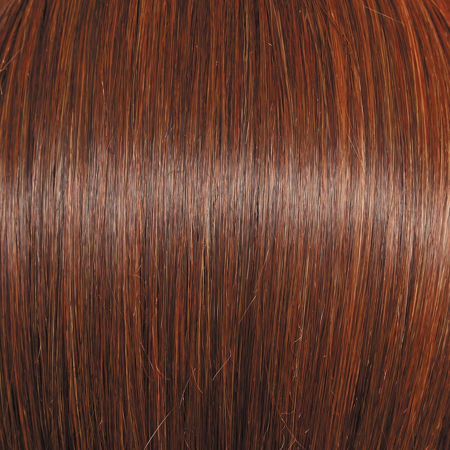 Hair u wear Raquel Welch Flip The Script Mid-Length Layered Wig With Lace Front and Memory Cap lll, Average Cap Size, RL32/31 Cinnabar