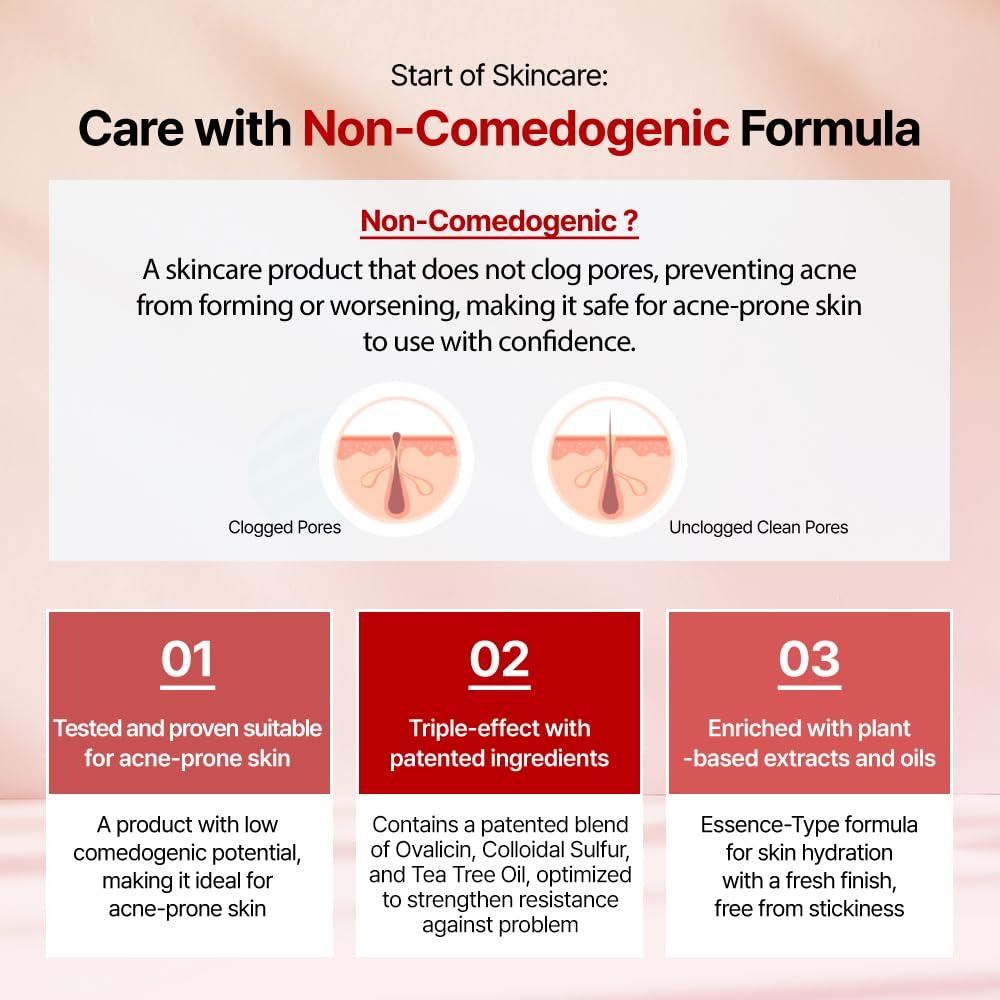 DR+LAB DR+LAB Red Spot Care Cream 2.03 fl oz /60ml Soothing Pore Trouble Care pH Balance for Acne Prone Sensitive Skin Korean Skincare