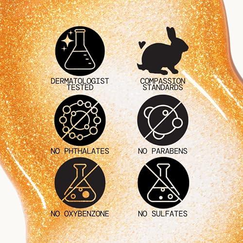 Pacifica Pacifica Bronzing Body Oil Crystal Bronze Shimmering Oil for Natural Sun-Kissed Glow, Hydrating Body Illuminator, Vanilla Coconut Scent, Vegan & Cruelty-Free, Clean Beauty, 4 fl oz