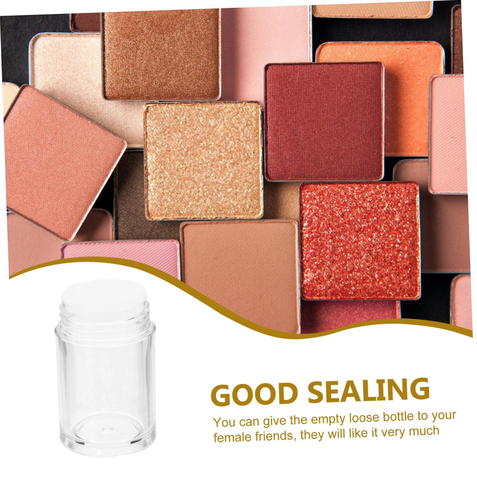 Healeved Healeved 6pcs Loose Powder Bottle Sifter Jars Empty Travel Bottles Loose Powder Containers Lip Balm Tubes Empty Bulk Small Powder Talc Shaker Bottle Powder Dispenser Powder Jar Plastic