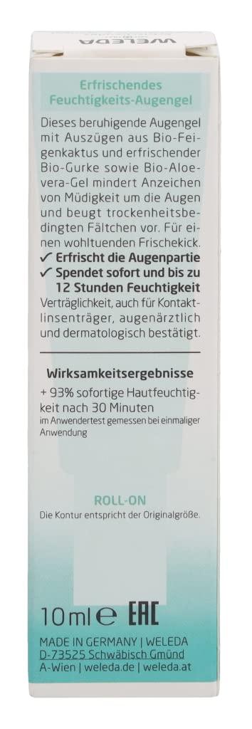 Weleda Weleda Sheer Hydration Eye Gel, Prickly Pear Cactus Extract, 0.34 Fluid Ounce