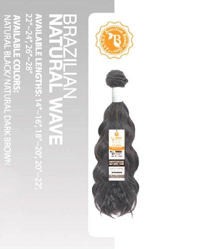 Janet Collection JANET Brazilian Bundle Hair - Natural Wave (22"-24", NATURAL BLACK)