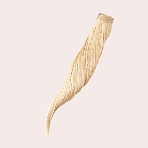 BFB Hair BFB Hair Clip-in Hair Extensions for Women, Real Human Hair Extensions, Cream Puff Blonde 21 inch 10 pcs 160 grams, Seamless Design, Straight & Long Remy Extensions