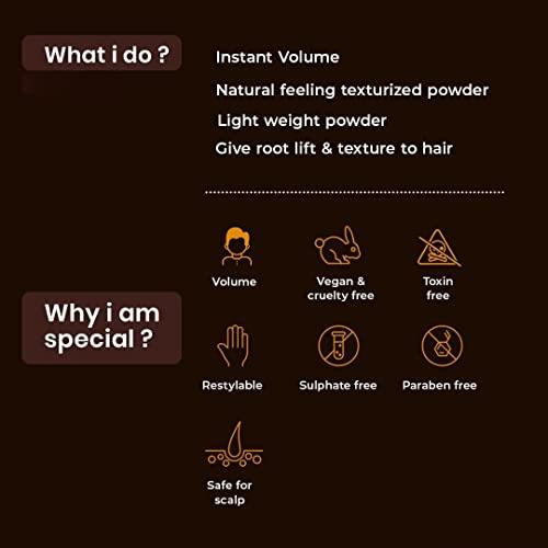 Generic Mattifying Hair Volumizing Powder Wax | Matte Finish | 24 Hrs Strong Hold for Men | Hair Styling Powder Wax | 10 - Gm