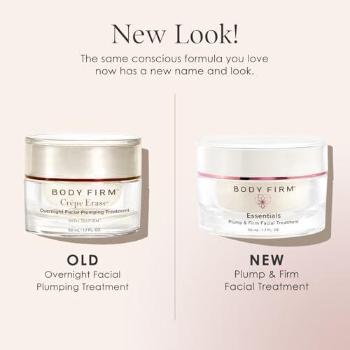 Crepe Erase Crepe Erase Plump & Firm Facial Treatment, Anti-Aging Skin Care, Hydrating Face Moisturizer, Night Cream for Face and Neck, Moisturizing and Firming, Supports Wrinkle & Crepe Skin, 1.7 fl oz