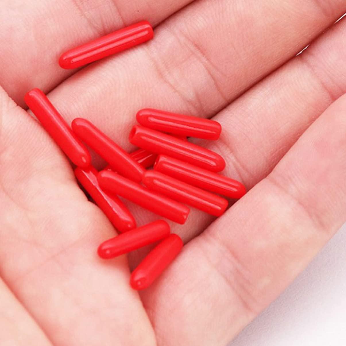 Beavorty 480 Pcs Tweezer Tip Protector Eyelash Tweezers Case Tweezers Protective Covers Eyelashes Tips Covers Point Protectors Tweezers Cover Elbow Tweezers Silicone Covers Tweezers Sleeve