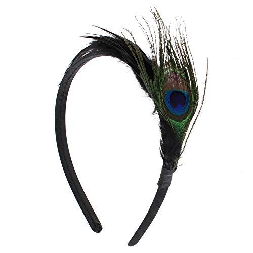 Zac's Alter Ego® Zac's Alter Ego 10mm Peacock Feather Aliceband