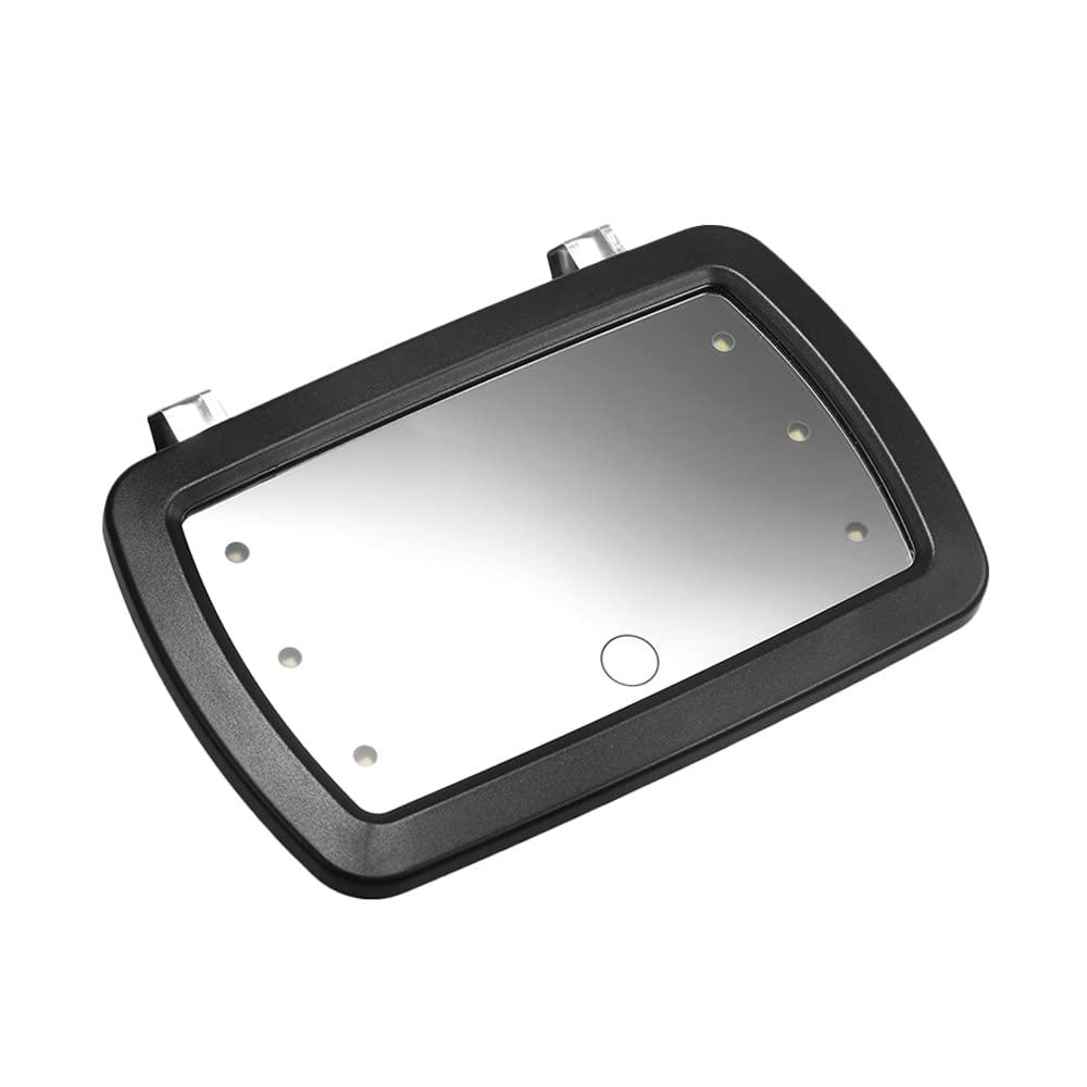 Wemay Car Sun Visor Mirror Makeup Sun-shading Cosmetic Mirror Vanity Mirror Automobile Make Up Mirror with Six LED Lights