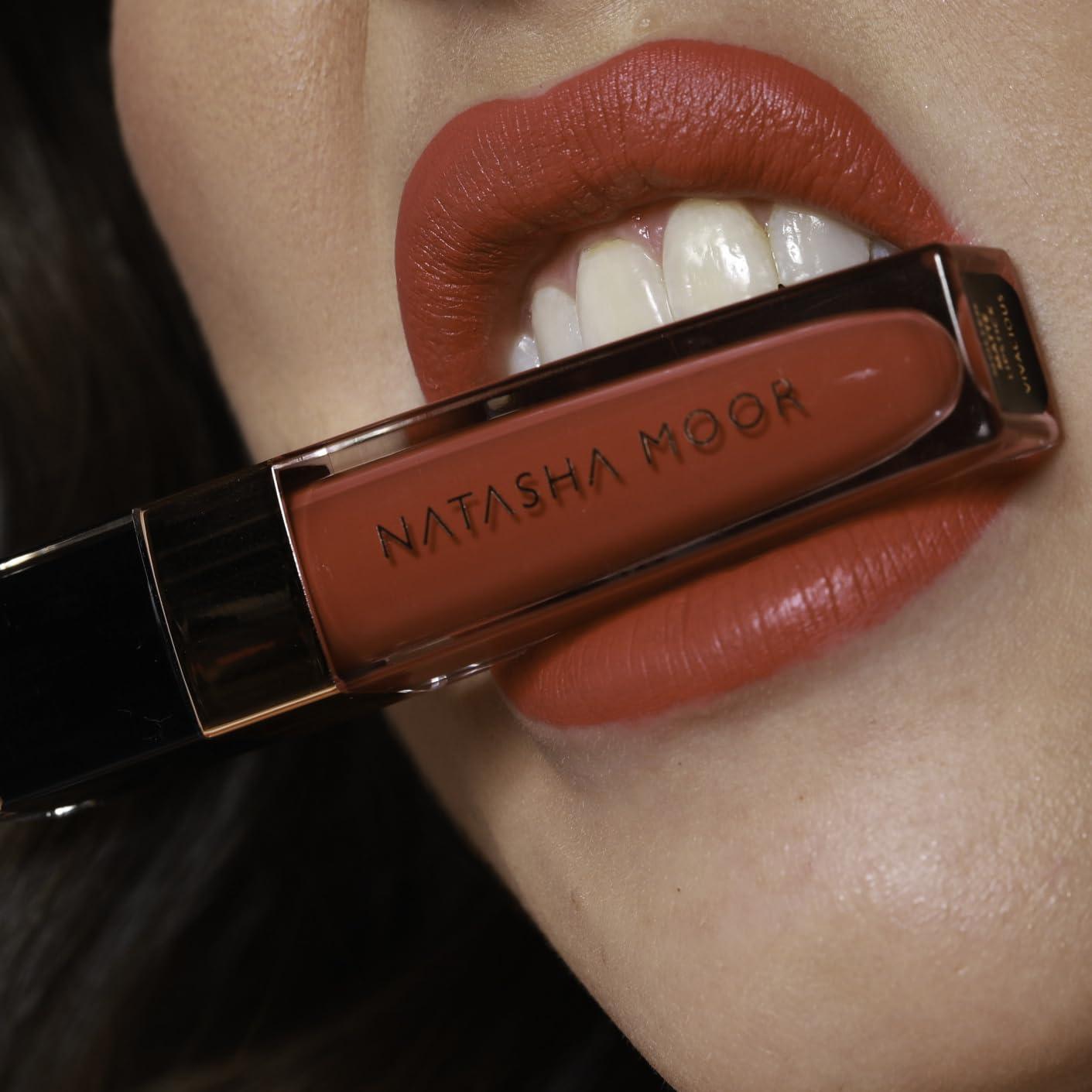NATASHA MOOR NATASHA MOOR: Molten Matte Liquid Lipstick - Long-Lasting, Hydrating, Matte Finish with Moisturizing Vitamin E - Waterproof, Kiss-Proof, Cruelty-Free - 12-Hour Stay Power - WILLPOWER