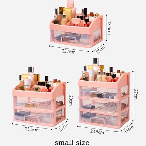 BGHEWRT BGHEWRT Makeup Organizer with Drawers, Cosmetic Display Cases, Makeup Storage Box, White