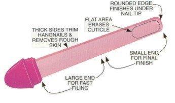 CacheBeauty Crystal Nail File * Ruby Stone (7)