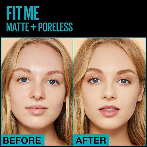Maybelline New York Maybelline New York Fit Me Matte + Poreless Liquid Foundation, Pouch Format, 220 Natural Beige, 1.3 Ounce