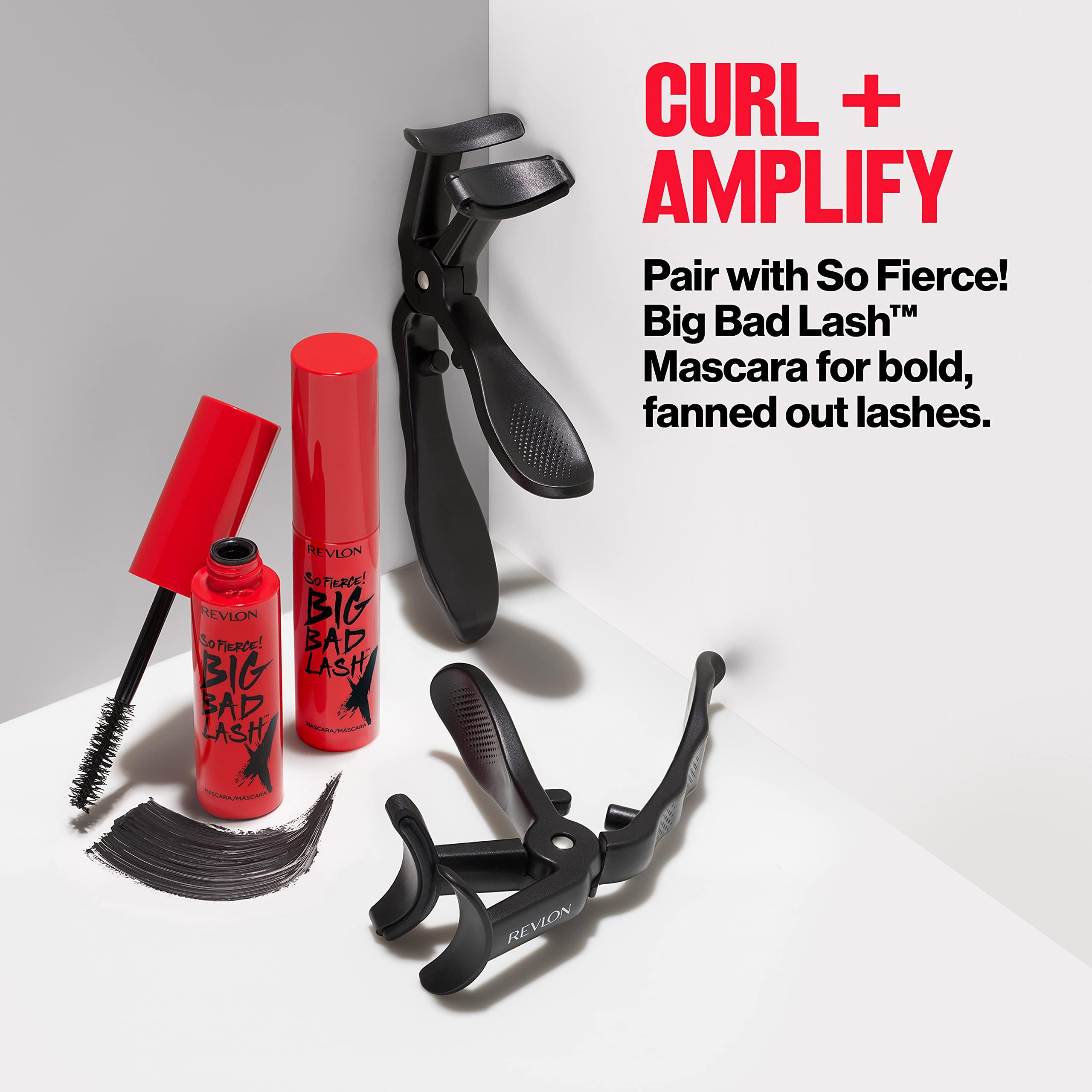 REVLON Revlon Comfort and Control Eyelash Curler, Easy to Use with Storage for Refill Pads