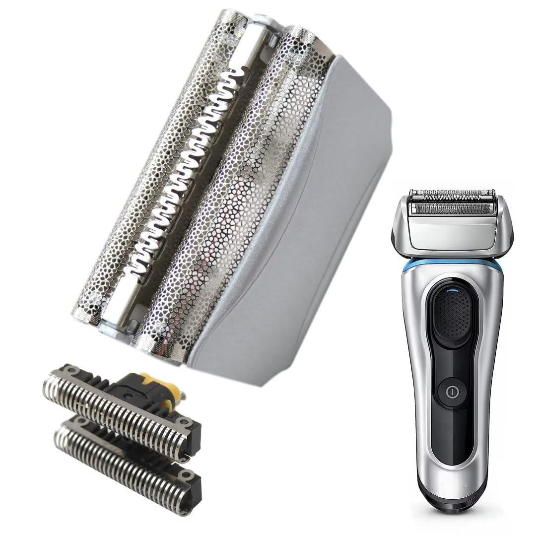 Colorpp Colorpp 2024 Upgraded 51S Silver 8000 Series Shaver Foil Replace Head for Braun WaterFlex 8795 8581 8583 8585 8588 8590 8781 8783 8790
